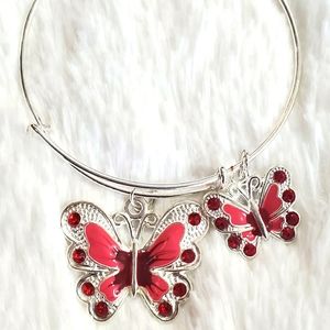 Butterfly Bangle Bracelet